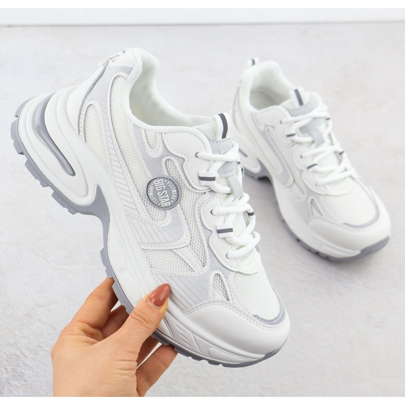 Zapatos deportivos femeninos blancos big star rr274a191 1