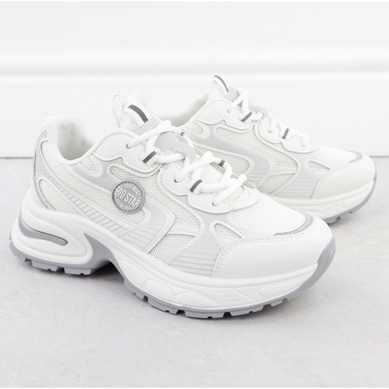 Zapatos deportivos femeninos blancos big star rr274a191 2