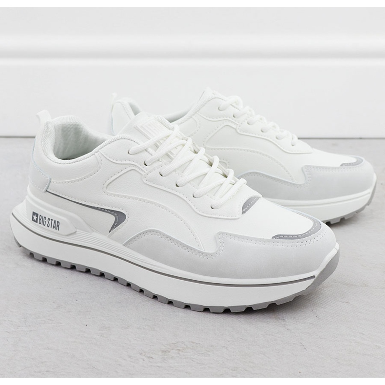 Big Star Zapatos deportivos femeninos blancos grandes estrellas rr274a213 2