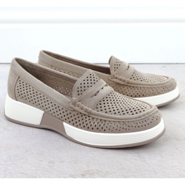 Zapatos de trabajo para mujeres en la plataforma gris Sergio Leone 095H 2 Zapatos de trabajo para mujeres en la plataforma gris Sergio Leone 095H 2