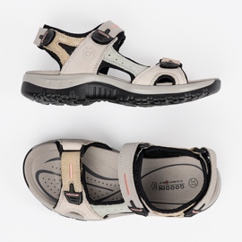 Goodin Sandalias deportivas multicolores beige 1