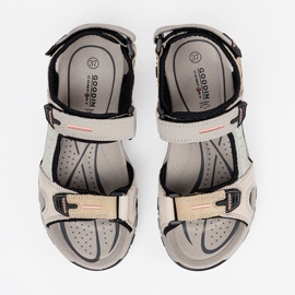 Goodin Sandalias deportivas multicolores beige 4