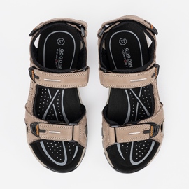 Goodin Sandalias de deportes marrones para mujeres marrón 2