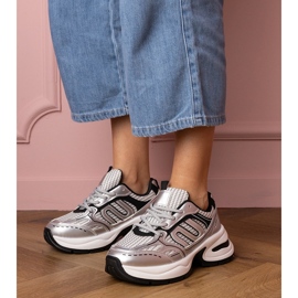 Zapatillas plateadas zapatillas deportivas plata 1