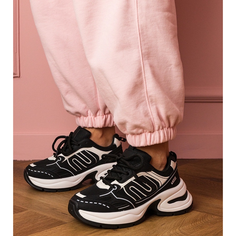 Zapatillas de deporte de zapatillas negras negro 2 Zapatillas de deporte de zapatillas negras negro 2