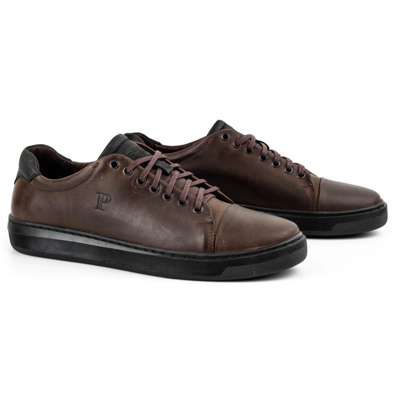 Polbut Zapatos de cuero para hombres 2109 marrón 2 Polbut Zapatos de cuero para hombres 2109 marrón 2