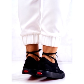 Cross Jeans Zapatillas de deporte de material para mujeres Jeans Cross JJ2R4049C Negro 3