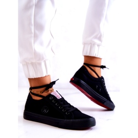 Cross Jeans Zapatillas de deporte de material para mujeres Jeans Cross JJ2R4049C Negro 2