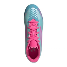 Adidas F50 Club FG/MG Messi IH0932 Zapatos de fútbol azul 2