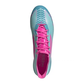 Adidas F50 Elite FG Messi IH0927 Zapatos de fútbol azul 2