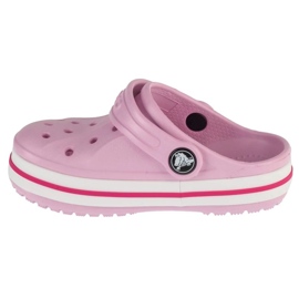 Crocs Bayaband Clog T 207018-6TG Flaps rosado 1 Crocs Bayaband Clog T 207018-6TG Flaps rosado 1