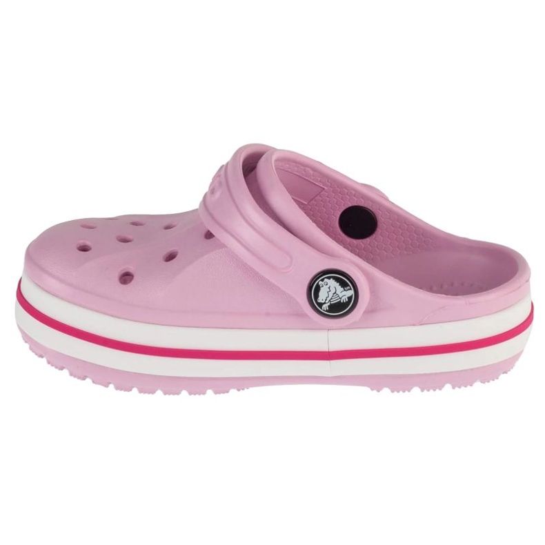 Crocs Bayaband Clog T 207018-6TG Flaps rosado 1 Crocs Bayaband Clog T 207018-6TG Flaps rosado 1