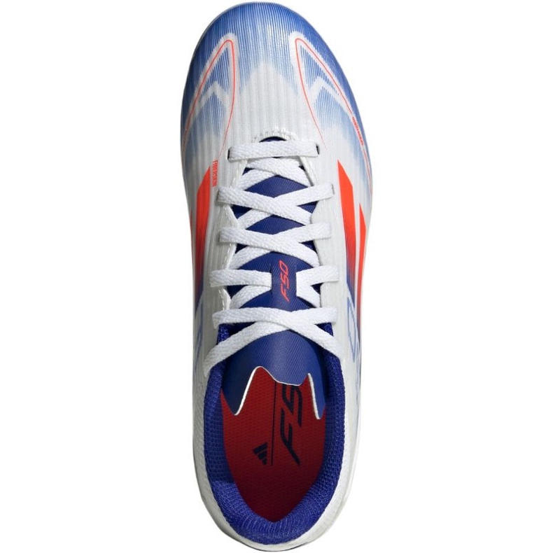 Zapatillas de fútbol Adidas F50 League FG/MG IF1367 blanco 3