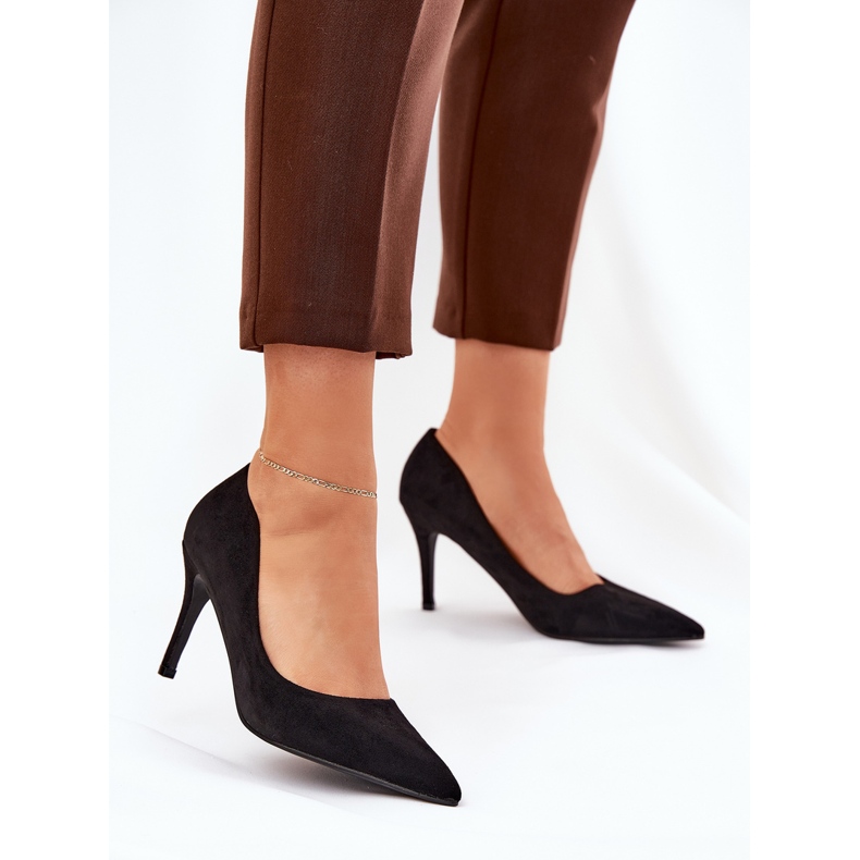 Alfileres de gamuza ecológico negros 2 Alfileres de gamuza ecológico negros 2