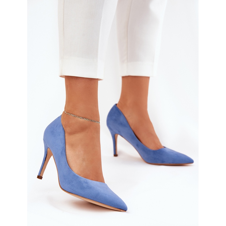 Tacones de ante Eco Blue Eco azul 2