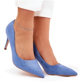 Tacones de ante Eco Blue Eco azul 8