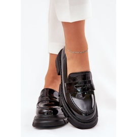 Mocasines Mujer Charol Negro 3