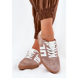 Sneakers Sports Sports Sports Vinceza 79517 beige 3