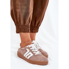 Sneakers Sports Sports Sports Vinceza 79517 beige 5