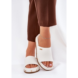 Flip Flip Flip Flip en la plataforma con Big Star RR274216 White Studs blanco 3