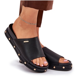 Flip Flip Flip Flip en la plataforma con Big Star RR274214 Black Studs negro 7