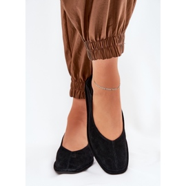 Ballerinas de gamuza femenina Big Star RR274080 Negro 3