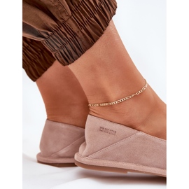 Ballerinas de gamuza femenina Big Star RR274081 Pink rosado 10