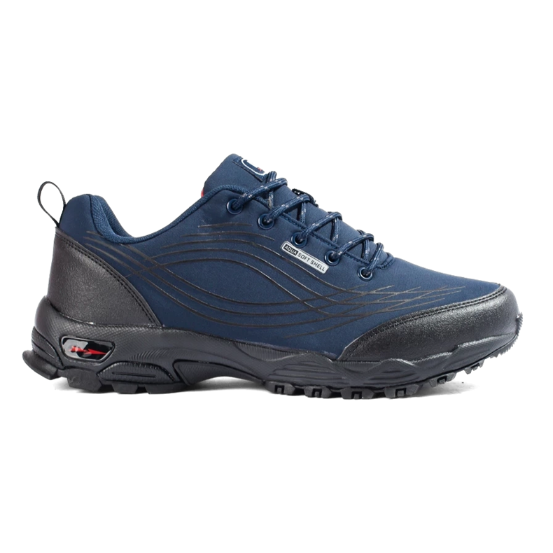 Zapatos de trekking de hombre DK softshell azul 2
