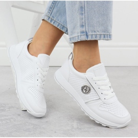 Zapatos deportivos femeninos Potocki blanco Py16342 4