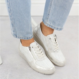 Zapatos de servicio para Silver Sabatina LH01 plata 6