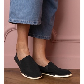 Zapatillas negras para mujeres -zapatillas de deporte negro 2