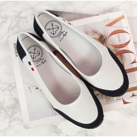 Bailarinas piel calada Filippo W PAW198A blanco 12
