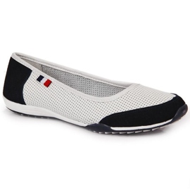 Bailarinas piel calada Filippo W PAW198A blanco 13