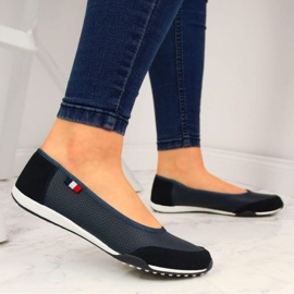 Bailarinas piel calada Filippo W PAW198B azul marino 12