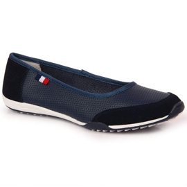 Bailarinas piel calada Filippo W PAW198B azul marino 14