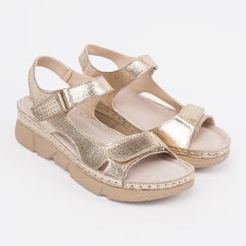Goodin Sandalias de mujer Golden Classic Women dorado 2