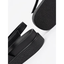 Goodin Sandalias clásicas en la plataforma negra negro 1