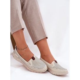 Openwork Vinceza 95336 ballerinas naturales beige 7