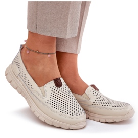 Openwork Vinceza 95336 ballerinas naturales beige 8