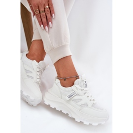 Evento Zapatillas deportivas de zapatillas para mujeres en una suela blanca gruesa blanco 7