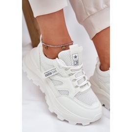 Evento Zapatillas deportivas de zapatillas para mujeres en una suela blanca gruesa blanco 8