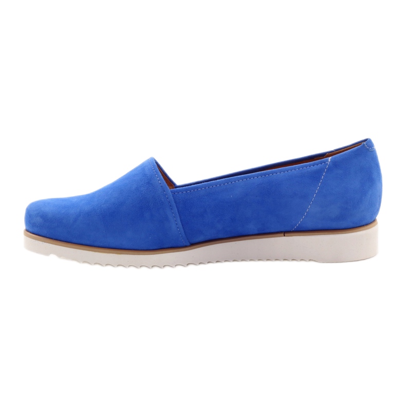 Badura Zapatos de cuero para mujeres azules 2