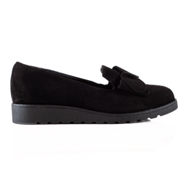 La.Fi Zapatos de ante con lazo negro 4