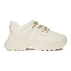 Zapatillas beige mujer 4