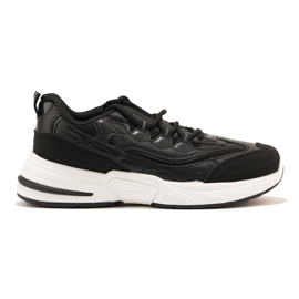 Deportivas de mujer negras con suela gruesa. negro 3