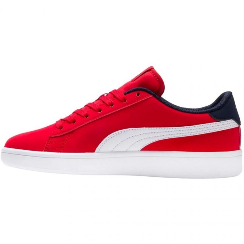 Puma Smash v2 Buck Zapatos de alto riesgo 365182 07 rojo 2