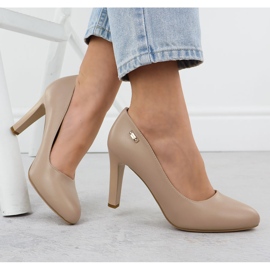 Coffe Sergio Leone 1457 Tacones beige 4