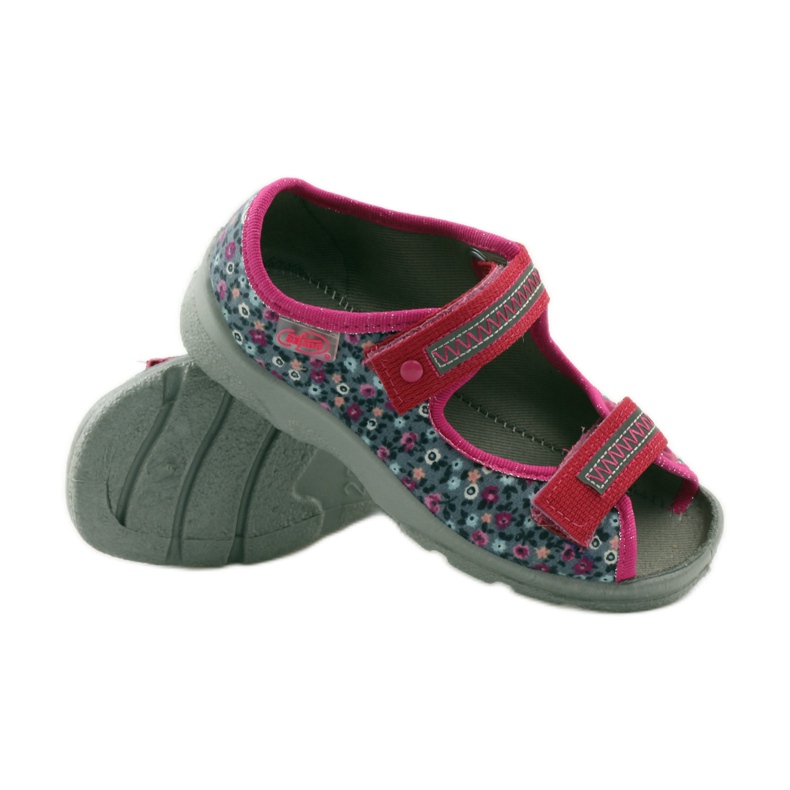Sandalias niña Befado 969x119 prado azul marino rosado gris 3 Sandalias niña Befado 969x119 prado azul marino rosado gris 3