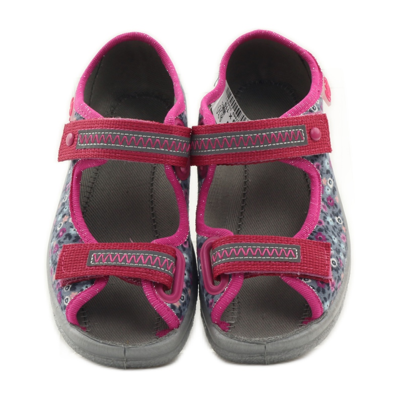 Sandalias niña Befado 969x119 prado azul marino rosado gris 4