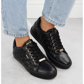 Zapatillas de deporte femeninas Ecoski Black Big Star RR274323 negro 6